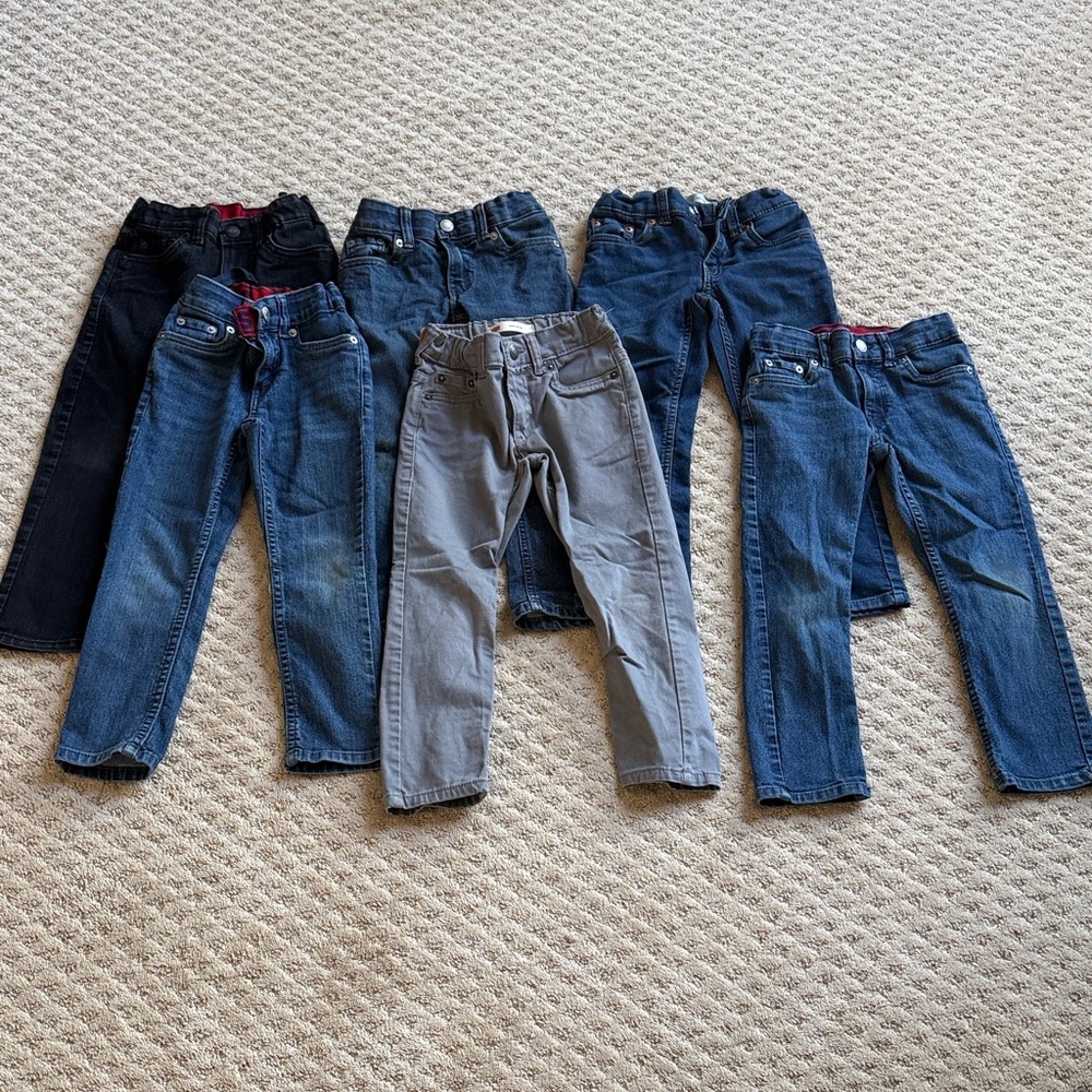 Levi's Kids Jeans Lot - Blue and Gray Denim